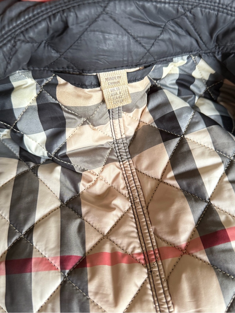 Burberry Quilted Bomber Moto Jacket | Size M - Picture 11 of 11
